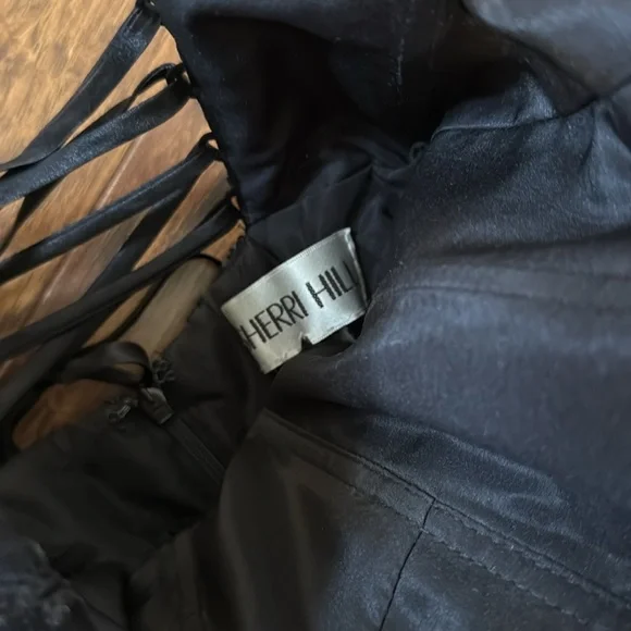 Sherri Hill Black Homecoming or Semi Formal Dress - Picture 7 of 7